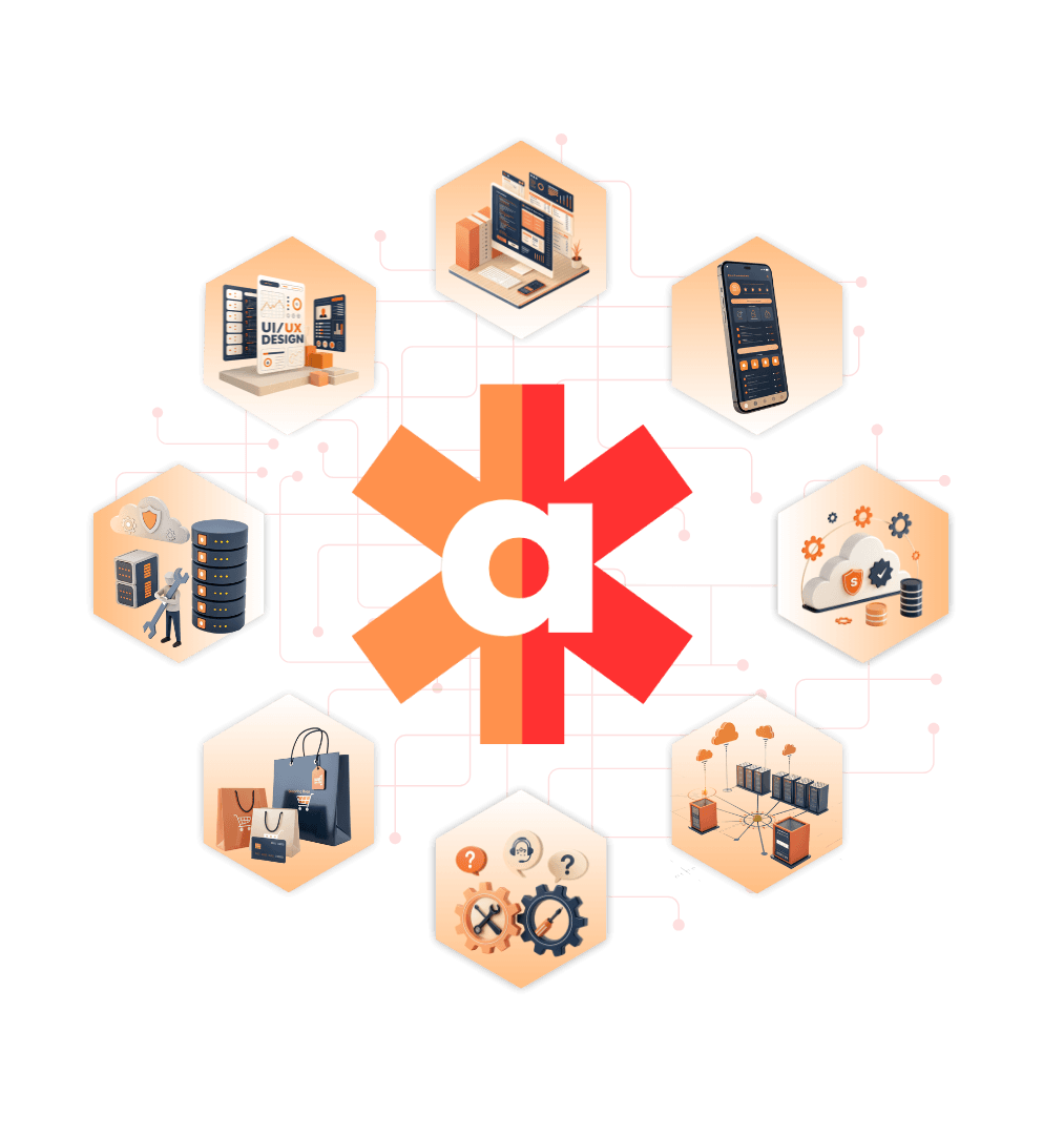 SaaS Solutions Illustration